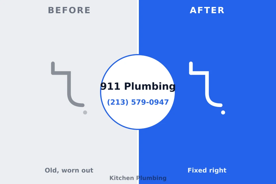 Before and after: plumbing repair Hendersonville, NC
